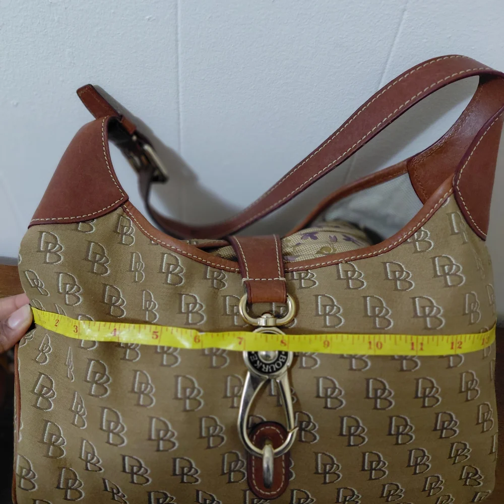 Dooney & Bourke Brown Monogram Hobo Bag